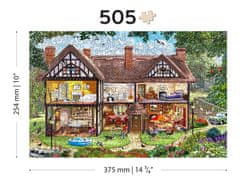 Wooden city Drevené puzzle Dom na letnú sezónu 2v1, 505 dielikov EKO