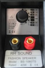 RHsound BS-1060TS/B, 100V, 6" nástenný reproduktor, 40W, čierny
