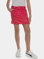 SAM73 Tmavoružová dievčenská vzorovaná sukňa SAM 73 160