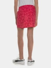 SAM73 Tmavoružová dievčenská vzorovaná sukňa SAM 73 160