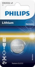 Philips knoflíková CR2032, lithium, 210 mAh, 1 ks