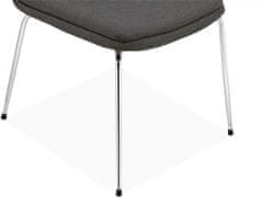 Danish Style Jedálenská stolička Hiena (Súprava 2 ks), antracitová