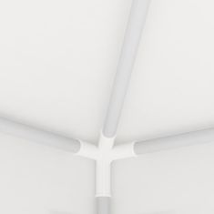 Vidaxl Párty stan so 4 sieťkovanými bočnými stenami 4x9 m, biely