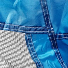 Spokey STRATUS Samorozkladací outdoorový paraván, UV 40, 195x100x85 cm biela/modrá