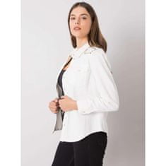 Factoryprice Dámska džínsová košeľa ANNEKA biela EM-KS-Y5018.89_364558 S