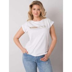 RELEVANCE Dámske plus size tričko ATRI white RV-BZ-6656.79P_367036 Univerzálne