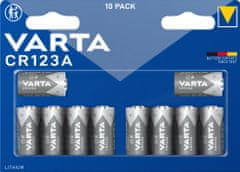 VARTA lithiová batérie CR123A, 10ks