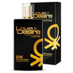 SHS Love Desire Premium Gold Men mužské parfum s feromónmi 100ml