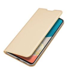 Dux Ducis Skin Pro knižkové kožené puzdro na Samsung Galaxy A53 5G, zlaté