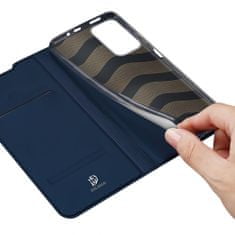 Dux Ducis Skin Pro knižkové kožené puzdro na Poco M4 Pro 5G, modré