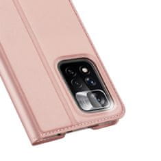 Dux Ducis Skin Pro knižkové kožené puzdro na Poco M4 Pro 5G, ružové