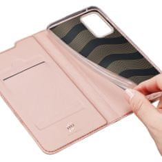 Dux Ducis Skin Pro knižkové kožené puzdro na Samsung Galaxy A33 5G, ružové