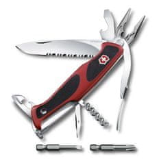 Victorinox 0.9728.WC RangerGrip 174 Handyman multifunkčný nôž 130 mm, čierno-červená, 17 funkcií