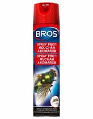 BROS 00492 Sprej proti muchám a komárom 400 ml