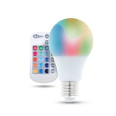 RGB LED žiarovka E27 9W teplá biela RTV003564