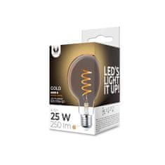 Forever LED filament gold E27 ST64 SF 25W 250lm teplá biela RTV0100012