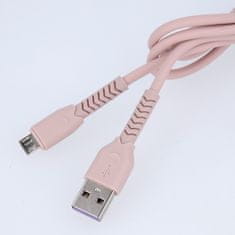 maXlife MXUC-04 microUSB kábel 1m OEM0100846 ružová