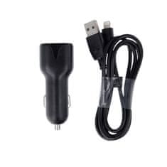 maXlife MXCC-01 autonabíjačka USB 2.4A lightning OEM0400067 čierna 