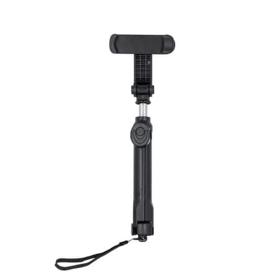 setty. selfie tyč + statív Tripod Bluetooth 60cm (GSM098223) čierna