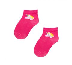 Gatta Detské ponožky Unicorn BIELA EU 21-23