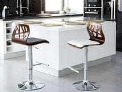 Beliani Moderná barová stolička s geometrickým vzorom PETERSBURG