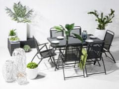 Beliani Záhradný jedálenský stôl 140 x 80 LIVO