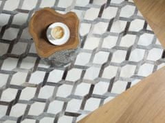 Beliani Sivý geometrický koberec 160 x 230 cm AYDIN