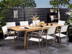 Beliani Drevený záhradný stôl CESANA