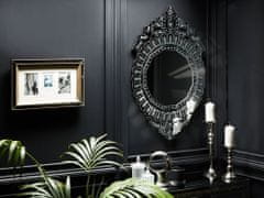 Beliani Nástenné zrkadlo 67 x 100 cm strieborné CRAON