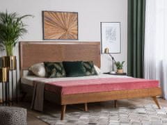 Beliani Drevená posteľ 180 x 200 cm hnedá ISTRES