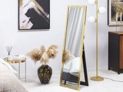 Beliani Stojace zrkadlo 40 x 140 cm zlaté BRECEY