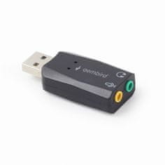 Gembird redukce USB-A - 2x jack 3,5mm