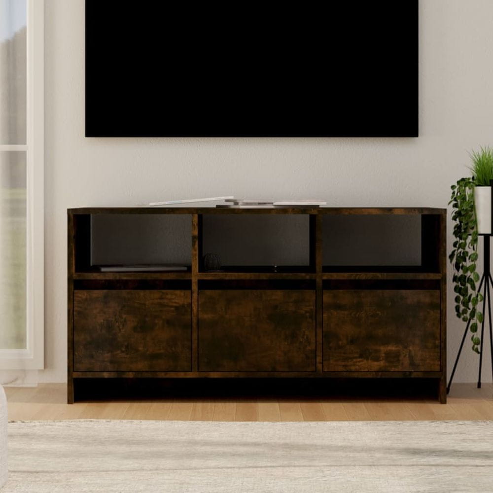 Vidaxl TV skrinka sivý dub 102x37,5x52,5 cm drevotrieska