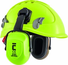 Cerva Group Dielektrické mušlové chrániče sluchu Ciron Helmet SNR 30 dB, upevnenie na prilbu