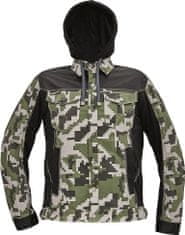 NEURUM Maskáčová montérková bunda s kapucňou Neurum Camouflage