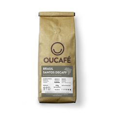 OUCAFÉ Brasil Santos Decaff, zrnková, 1000 g