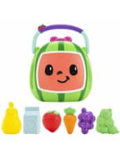 hudobný košík s ovocím a zeleninou - hudobná hračka 