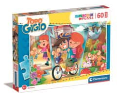 Clementoni Puzzle Myšiak Gigio sa baví s kamarátmi MAXI 60 dielikov