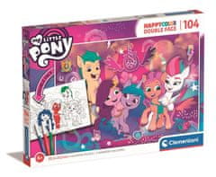 Clementoni Obojstranné puzzle My Little Pony 104 dielikov