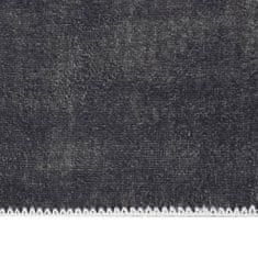 Vidaxl Koberec skladací a prateľný antracitový 160x230 cm polyester