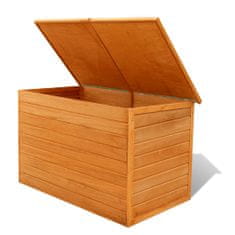 Petromila vidaXL Záhradný úložný box 126x72x72 cm, drevo