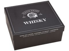 G. Wurm Veľký whisky set v elegantnej čiernej krabičke