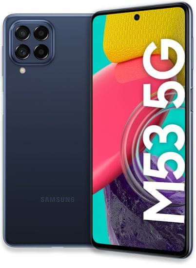 SAMSUNG Galaxy M53 5G, 8GB/128GB, Blue - použité
