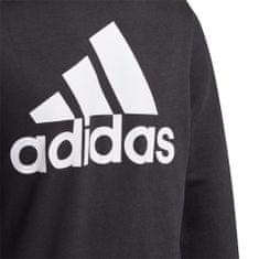 Adidas Mikina čierna 159 - 164 cm/L Essentials Fullzip Hoodie JR
