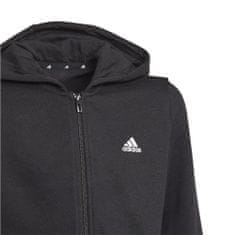 Adidas Mikina čierna 171 - 176 cm/XL Essentials Fullzip Hoodie JR
