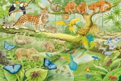 Schmidt Puzzle Zvieratá v džungli 100 dielikov