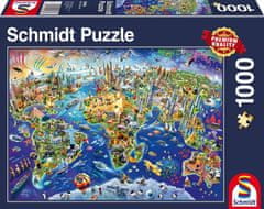 Schmidt Puzzle Objavuj svet 1000 dielikov