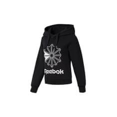 Reebok Mikina čierna 158 - 163 cm/XS CL FL Big Logo Hood