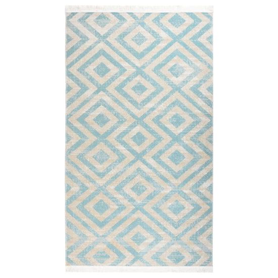Vidaxl Vonkajší koberec hladko tkaný 115x170 cm zeleno-béžový