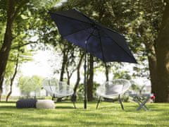 Beliani Záhradný slnečník 270 cm modrý MARIBEL